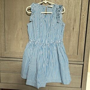 Crewcuts Blue and White Striped Dress